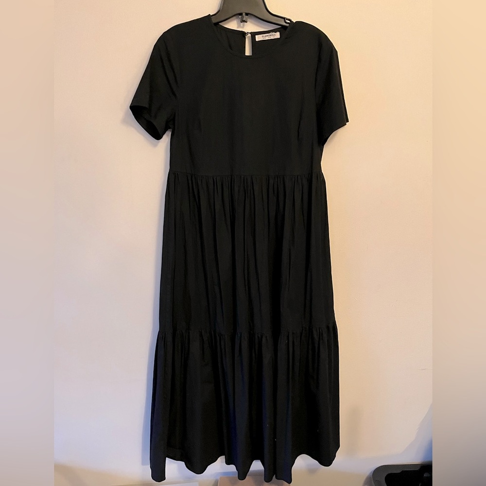 Glamorous long tiered dress